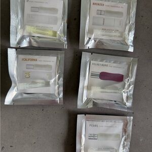 Fragrance Oil Set - Velvet Rope, Bronzed, California, Pearl